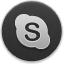 Skype Dark Icon