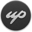 Up Dark Icon 64x64 png