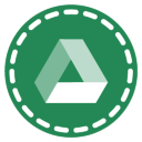 Google Drive Icon - Hand Stitch Round Social Icons - SoftIcons.com