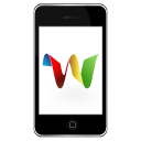 iPhone Google Wave Icon 128x128 png