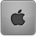 Black Apple Icon 54x54 png