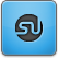 Blue StumbleUpon Icon 54x54 png