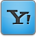 Blue Yahoo Icon