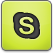 Limegreen Skype Icon 54x54 png