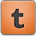 Orange Tumblr Icon 54x54 png