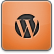 Orange WordPress Icon