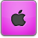 Pink Apple Icon 54x54 png