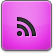 Pink RSS Icon