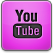 Pink YouTube Icon 54x54 png