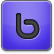 Purple Bebo Icon