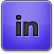 Purple LinkedIn Icon