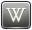 Shadow Wikipedia Icon 32x30 png