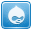 Shadowless Drupal Icon