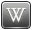 Shadowless Wikipedia Icon 32x30 png
