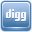 Glow Digg Icon 32x32 png