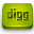 Green Digg 2 Icon