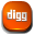 Red Digg 3 Icon