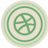 Dribbble Green Icon