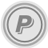 PayPal Grey Icon 48x48 png