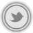 Twitter 2 Grey Icon