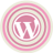 WordPress Pink Icon