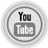 YouTube Grey Icon 48x48 png