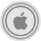 Apple Grey Icon 60x60 png