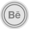 Behance Grey Icon 60x60 png
