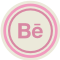 Behance Pink Icon