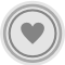Heart Grey Icon 60x60 png