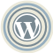 WordPress Blue Icon 60x60 png