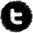 Twitter Round Black Icon 48x48 png