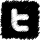 Twitter Black Icon 80x80 png