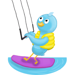 Summer Waterskiing Icon 256x256 png