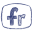 Blue Flickr Icon 32x32 png