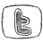 Bw Twitter Icon 48x48 png