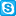 Social Skype Box Blue Icon 16x16 png
