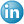 Social LinkedIn Button Blue Icon 24x24 png