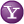 Social Yahoo Button Lilac Icon 24x24 png