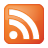 Social RSS Box Orange Icon