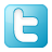 Social Twitter Box Blue Icon