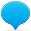 Balloon Blue Icon 64x64 png