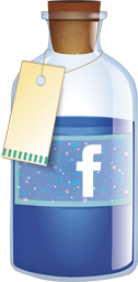 Facebook Icon 126x256 png