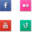 Square Social Media Icons