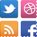 Stucco Social Media Icons