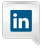 Classic LinkedIn Icon 42x48 png