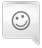 Grey Friendster Icon 42x48 png