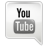 Grey YouTube Icon 48x48 png