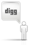 Grey Digg Icon
