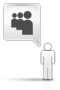 Grey Myspace Icon
